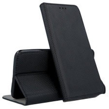  Telefontok Xiaomi Redmi 13C - fekete mágneses átlátszó szilikon keretes könyvtok tok és táska