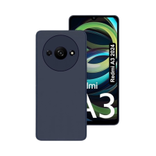  Telefontok Xiaomi Redmi A3 - sötétkék szilikon hátlap tok tok és táska