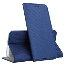  Telefontok Xiaomi Redmi Note 9 Pro - kék mágneses szilikon keretes könyvtok tok és táska