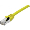 Telegärtner 100008830 RJ45 Hálózati kábel, patchkábel CAT 6A S/FTP 7.50 m Sárga Lángálló, Védővel, Páros árnyékolás, Kettős árnyékolás, Halogénmentes, (L00004A0058)