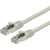 Telegärtner 100009117 RJ45 Hálózati kábel, patchkábel CAT 6A S/FTP 20.00 m Szürke Kettős árnyékolás, Védővel, Lángálló 1 db (L00006A0036)