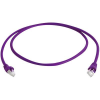 Telegärtner RJ45 Hálózati csatlakozókábel, CAT 6A S/FTP [1x RJ45 dugó - 1x RJ45 dugó] 0,25 m Viola UL minősített , Telegärtner, (L00000A0237)