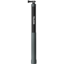 TELESIN 300cm Akciókamera Carbon-Fiber Monopod - Szuper hosszú Szénszálas Teleszkópos Selfie bot sportkamera kellék