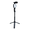  Teleszkópos mobil tripod fénnyel és mikrofonnal - streameléshez, videózáshoz
