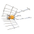 Televes TV Antenna Televes ELLIPSE BOSS LTE 700, 5G Ready