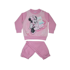  Téli flanel baba pizsama - Minnie egér - világosrózsaszín - 92