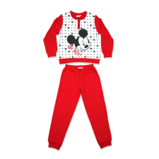 Téli flanel gyerek pizsama - Mickey egér - piros - 122 gyerek hálóing, pizsama