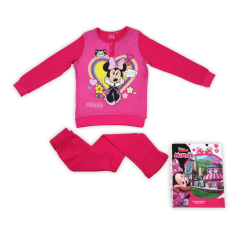  Téli pamut gyerek pizsama - Minnie egér - pink - 116