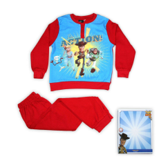  Téli pamut gyerek pizsama - Toy Story - piros - 122