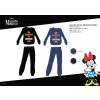  Téli pamut interlock női pizsama - Disney Minnie egér - Minnie Everything felirattal - kék - M