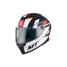 Teljes arcú bukósisak MT Helmets Stinger 2 Zivze fekete / fehér XL bukósisak