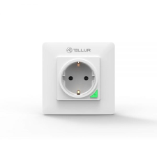 Tellur WiFi Wall Plug 3000W 16A okos konnektor fehér (TLL331321) (TLL331321) okos kiegészítő