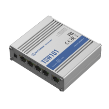 Teltonika TSW101 Gigabit PoE Ipari Switch hub és switch