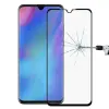  Temp-glass006234 Huawei P30 fekete 5D-teljes lefedettséget biztosító Karcálló,ütésálló kijelzővédő üvegfólia, 9H tempered glass, törlőkendővel