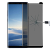  Temp-glass065229 Samsung Galaxy Note 8 fekete betekintésvédelemmel ellátott karcálló,ütésálló kijelzővédő üvegfólia, 9H tempered glass, törlőkendővel (Betekintésgátló)