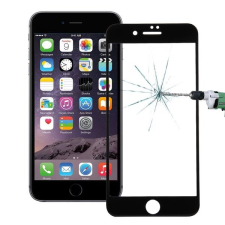  Temp-glass630927 Apple iPhone 7 fekete 3D-teljes lefedettséget biztosító Karcálló,ütésálló kijelzővédő üvegfólia, 9H tempered glass, törlőkendővel mobiltelefon kellék