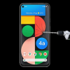  Temp-glass6312737817 Google Pixel 4a 5G 2.5d karcálló, ütésálló kijelzővédő üvegfólia, 9H tempered glass, törlőkendővel