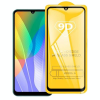  Temp-glass6312738050 Huawei Y6p 9D-teljes (teljes felület ragasztó) teljes lefedettséget biztosító karcálló, ütésálló kijelzővédő üvegfólia kerettel, tempered glass, törlőkendővel