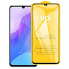  Temp-glass6312738059 Huawei Enjoy 20 Pro 9D-teljes (teljes felület ragasztó) teljes lefedettséget biztosító karcálló, ütésálló kijelzővédő üvegfólia kerettel, tempered glass, törlőkendővel