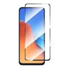  Temp-glass6312738113 Xiaomi Redmi 12 teljes lefedettséget biztosító karcálló, ütésálló kijelzővédő üvegfólia kerettel, tempered glass, törlőkendővel