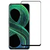  Temp-glass63127384 Realme 8 5G teljes lefedettséget biztosító karcálló, ütésálló kijelzővédő üvegfólia kerettel, tempered glass, törlőkendővel