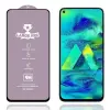  Temp-glass631273919 Samsung Galaxy M40s Karcálló, ütésálló kijelzővédő üvegfólia, 9H tempered glass, törlőkendővel
