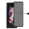  Temp-glass631274440 Samsung Galaxy Z Fold3 5G betekintésvédelemmel ellátott karcálló, ütésálló kijelzővédő üvegfólia, 9H tempered glass, törlőkendővel (Betekintésgátló)
