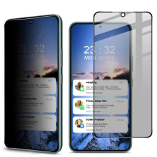  Temp-glass631274442 Samsung Galaxy S22 Plus 5G betekintésvédelemmel ellátott karcálló, ütésálló kijelzővédő üvegfólia, 9H tempered glass, törlőkendővel (Betekintésgátló) mobiltelefon kellék