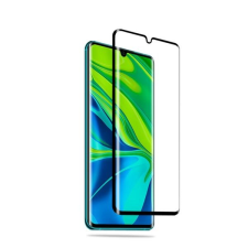 Temp-glass63127471 Xiaomi Mi CC9 Pro / Note 10 3D-teljes (teljes felület ragasztó) lefedettséget biztosító karcálló, ütésálló kijelzővédő üvegfólia, 9H tempered glass, törlőkendővel mobiltelefon kellék