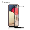  Temp-glass63127489 Samsung Galaxy A02s teljes lefedettséget biztosító karcálló, ütésálló kijelzővédő üvegfólia fekete kerettel, tempered glass, törlőkendővel