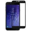  Temp-glass631463 Samsung Galaxy J4 (2018) teljes lefedettséget biztosító Karcálló,ütésálló kijelzővédő üvegfólia matt fekete kerettel, tempered glass, törlőkendővel