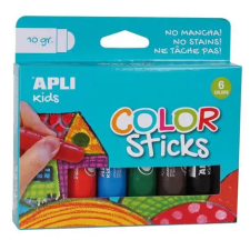  Tempera stift készlet, APLI "Kids", 6 különböző szín tempera