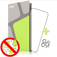 Tempered Glass Protector az iPhone 14 Próhoz, antibakteriális, (Case Friendly) + üveg a kamerára mobiltelefon kellék