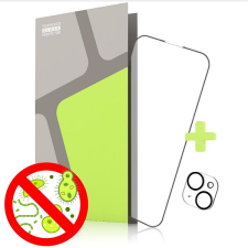 Tempered Glass Protector iPhone 14 Plus, kameravédő fólia, antibakteriális, Case Friendly mobiltelefon kellék