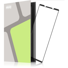 Tempered Glass Protector Sony Xperia 5 V üvegfólia - fekete keret mobiltelefon kellék