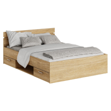 Tempo Ágykeret, 140x200, sonoma tölgyfa, MICHIGAN NEW ágy és ágykellék