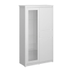 Tempo Alacsony vitrin 2D1W1S, fehér, ERODIN