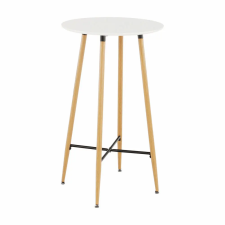 Tempo Bárasztal, fehér/tölgy, átmérő 60 cm, IMAM bútor