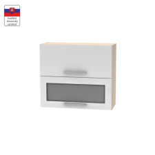 Tempo Billenő felsőszekrény üveggel 2DV, tölgy sonoma, NOVA PLUS NOPL-016-OH bútor