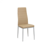 Tempo Coletino NOVA Étkezőszék bézs textilbőr + fém