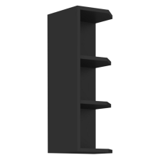 Tempo Felső sarokszekrény fekete, ARAKA/MENZO/SIBER 30 G-72 ZAK bútor