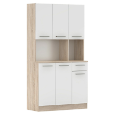 Tempo Hatajtós szekrény, sonoma tölgy/fehér, PELION NEW bútor
