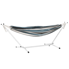 TEMPO KONDELA Függő hinta, kék szalag minta, Kabuki- double kerti bútor