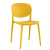 TEMPO KONDELA Rakásolható szék, sárga, FEDRA NEW