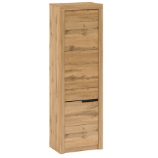 Tempo Polcos szekrény V1, wotan tölgy, balos, TORONTA bútor