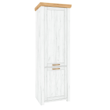 Tempo SUDBURY Polcos szekrény V, arany craft tölgy/fehér craft tölgy bútor