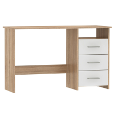 Tempo Számítógépasztal, sonoma tölgyfa/fehér, LARISTOTE NEW íróasztal