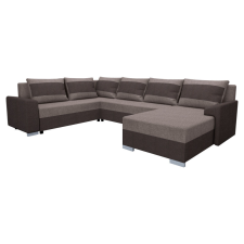 Tempo Univerzális ülőgarnitúra, sötétbarna/világosszürke Taupe, ANDRES U UNI bútor