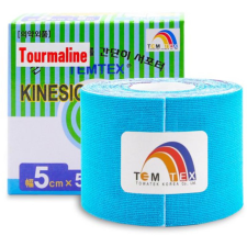 Temtex Tape Tourmaline rugalmas szalag az izmokra és az izületekre szín Blue 1 db gyógyászati segédeszköz