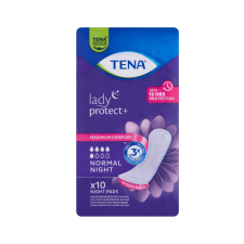 Tena Lady Protect+ night normal inkontinencia betét (10 db) gyógyászati segédeszköz